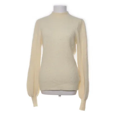 Sweater (Gul) fra Ganni Alpacauld, Elastan, Merinould, Polyamid