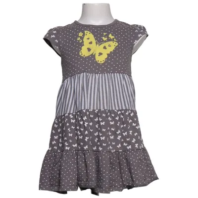 Dress (Gray, Yellow, Multicolored) from Topolino Cotton