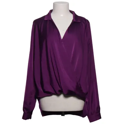 Slå-om bluse (Lilla) fra Made in italy Polyester