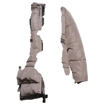 Vinterfrakke (Beige) fra Dongxi Polyester