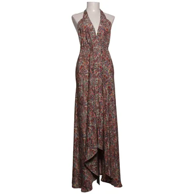 Halternek jurk (Beige, Meerkleurig) van Gold & Silver Viscose