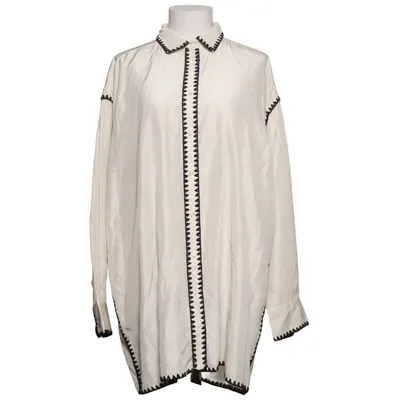 Blus (Vit, Svart) från Totême Polyester, Silke