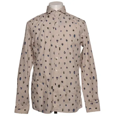 Shirt (Beige, Blue, Green) from Oscar Jacobson Cotton