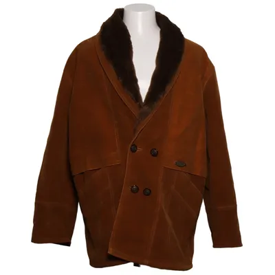 Shearling jas (Sciallo) van Gruppo V Acryl, Katoen, Polyurethaan, Viscose