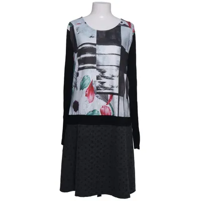 Dress (Black, Gray, Multicolored) from Smash Cotton, Elastane, Polyester, Viscose