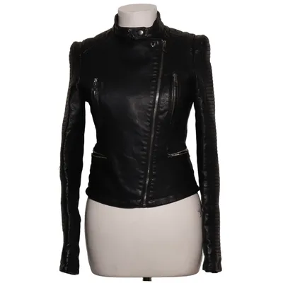 Biker jacket (Black) from Papillonne Polyurethane