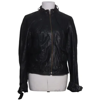 Leren jack (Zwart) van Steffen Schraut Leer, Polyester