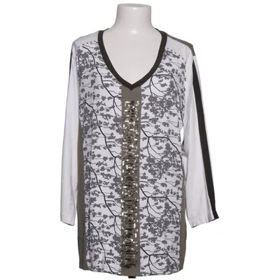 Lange mouwen shirt (Wit, Grijs, Meerkleurig) van Alessa W Collection Elastaan, Viscose