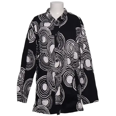 Blouse (Black, White) from Signature Experience Cotton, Elastane
