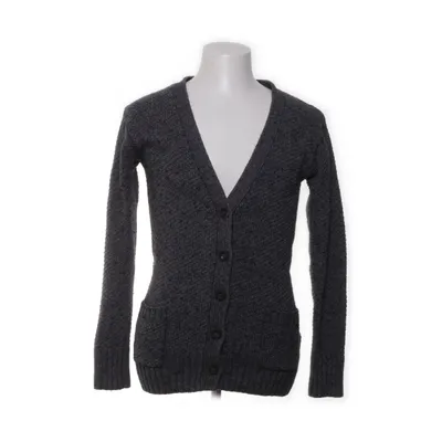 Cardigan (Gray) from Campus Cotton, Polyamide, Wool