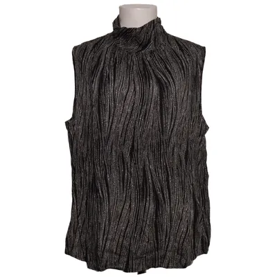 Top (Black, White) from Taifun Viscose