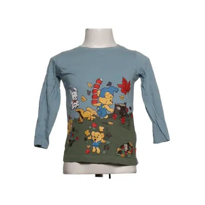 Langærmet t-shirt (Blå, Grøn, Flerfarvet) fra Bamse by Lindex Bomuld