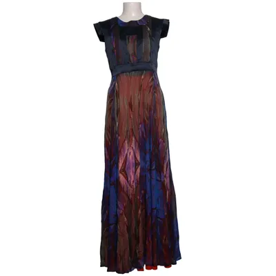 Robe longue (Bleu, Violet, Multicolore) de Marcel Ostertag Soie