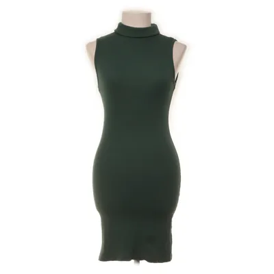 Turtleneck kjole (Grøn) fra Miss Molly Bomuld, Elastan