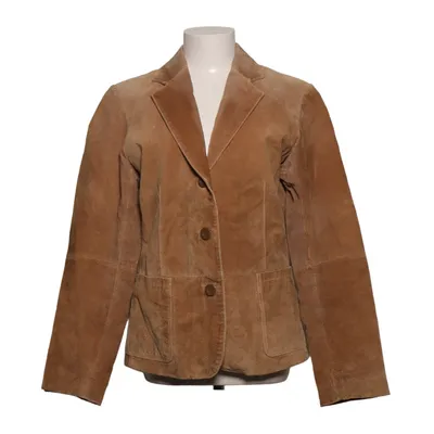 Læderblazer (Brun) fra Gipsy Læder, Polyester