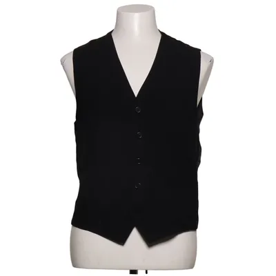 Suit vest (Black) from Batistini Elastane, Polyester, Wool