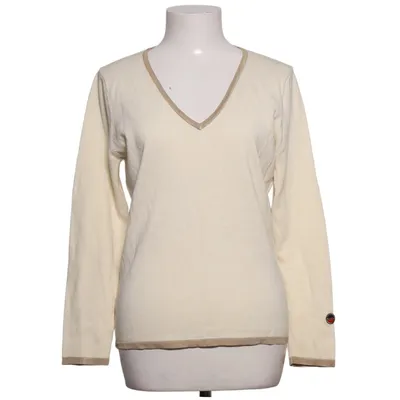 Pull-over (Blanc, Beige) de Busnel Coton, Viscose