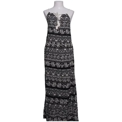 Halternek jurk (Zwart, Wit) van Airisa Viscose