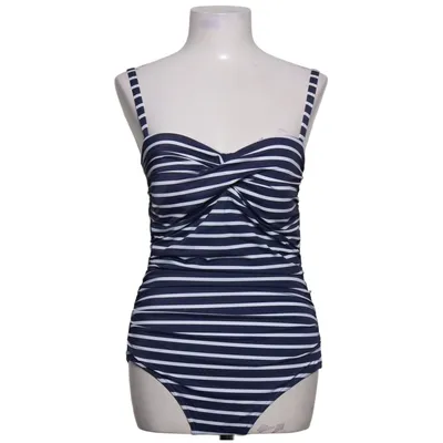 Badeanzug (Blau, Weiß) von Iris & lilly Elasthan, Polyamid, Polyester