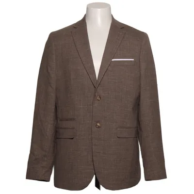 Blazer (Brun) fra Selected Homme Linned, Genanvendt polyester, Uld