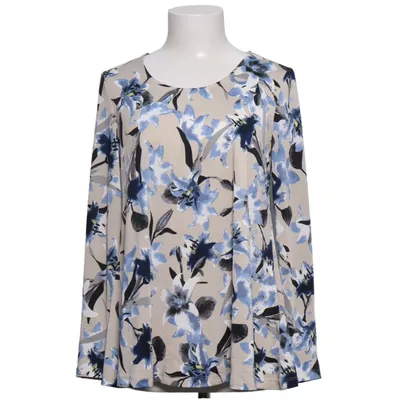 Blouse (Beige, Blue, Multicolored) from Cellbes Woman Elastane, Polyester
