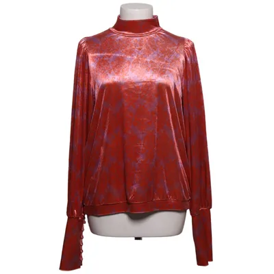 Blouse (Purple, Red, Multicolored) from HUNKØN Elastane, Polyester