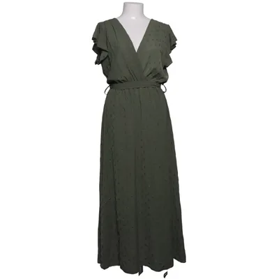 Robe longue (Vert, Or) de Sophia Élasthane, Polyester, Viscose