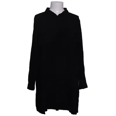 Shirt dress (Black) from Zizzi Viscose