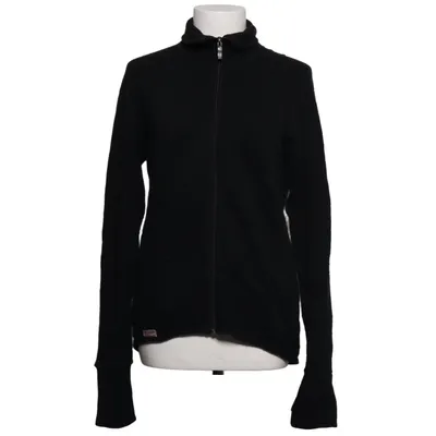 Trainingsjack (Zwart) van Woolpower Elastaan, Merinowol, Polyamide