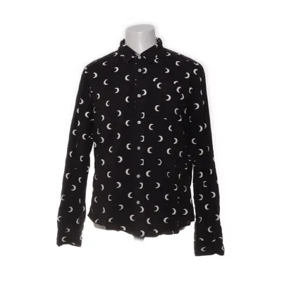 Shirt (White, Black) from Killstar Cotton, Elastane