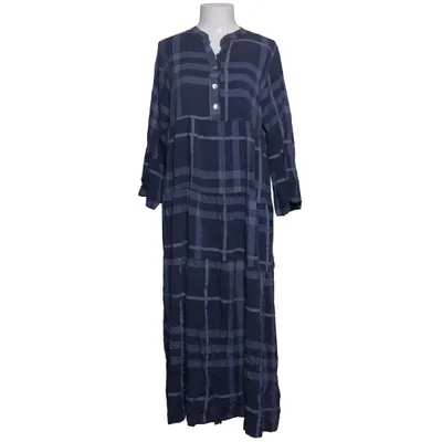 Maxi jurk (Blauw, Grijs) van New Collection Elastaan, Viscose