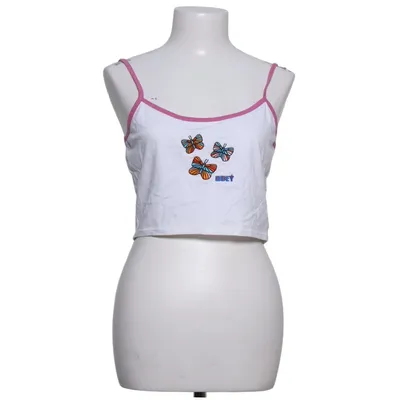 Crop top (Wit, Lila) van Obey Katoen