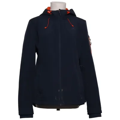 Softshell jacket (Blauw, Oranje) van OCK Elastaan, Polyester