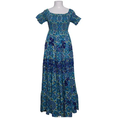 Maxi jurk (Blauw, Meerkleurig) van Antica Sartoria