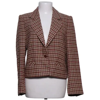 Blazer (Beige, Rouge, Bleu) de Louis Féraud Fibre métallique, Viscose, Laine