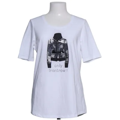 T-shirt (Blanc) de Margittes Coton, Élasthane