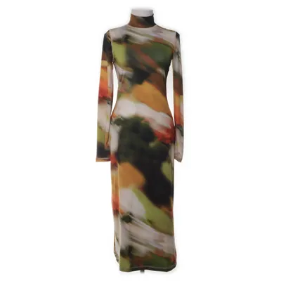 Maxi dress (Green, Multicolored) from Stine Goya Elastane, Polyester