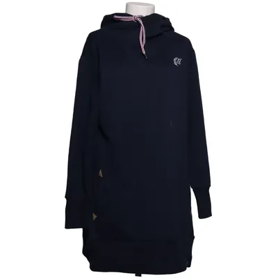 Hood dress (Blue) from Marine Cotton, Polyester