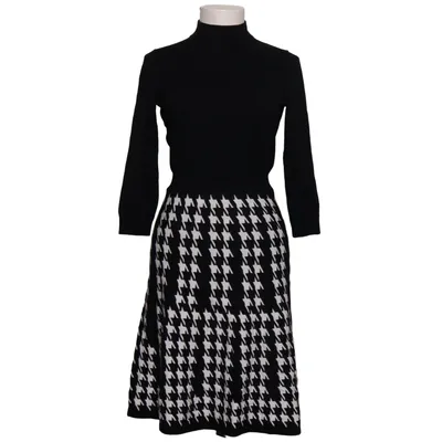Kjole (Sort, Hvid) fra Hugo Boss Polyamid, Viscose