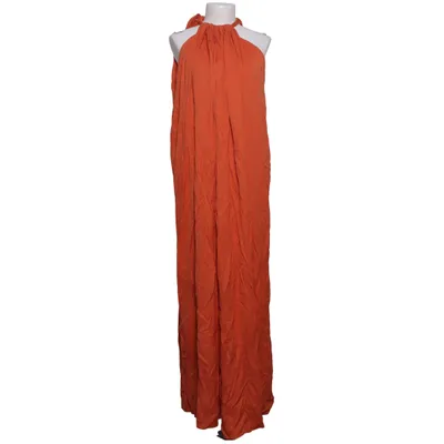 Maxi dress (Orange) from Massimo Dutti Acetate, Viscose
