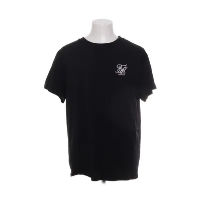 T-shirt (Svart) från SikSilk Bomull, Elastan
