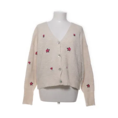 Cardigan (Wit, Meerkleurig) van YAS Acryl, Polyester, Wol