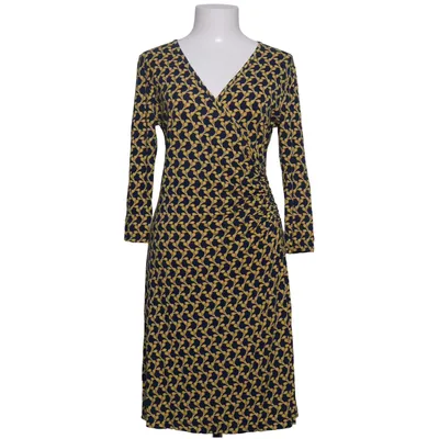 Robe portefeuille (Bleu, Jaune) de Klaus Dilkrath Élasthane, Viscose