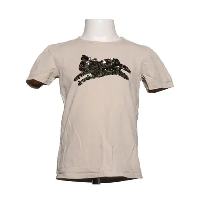 T-shirt (Beige, Black) from Eco Elastane, Organic cotton