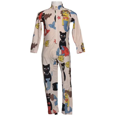 Barboteuse (Beige, Multicolore) de Mini Rodini Élasthane, Polyamide