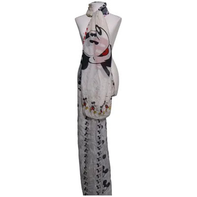 Shawl (White, Black, Multicolored) from Plomo o Plata Silk