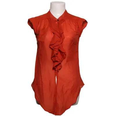 Blus (Orange) från GANT Bomull, Silke