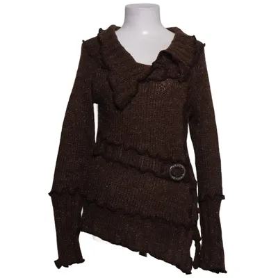 Strickjacke (Braun) von Vanessa Acryl, Mohair
