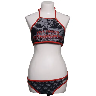 Bikini (Noir, Rouge, Gris) de EMP Élasthane, Polyester
