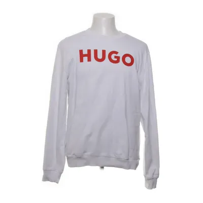 Collegetröja (Vit, Röd) från Hugo Bomull